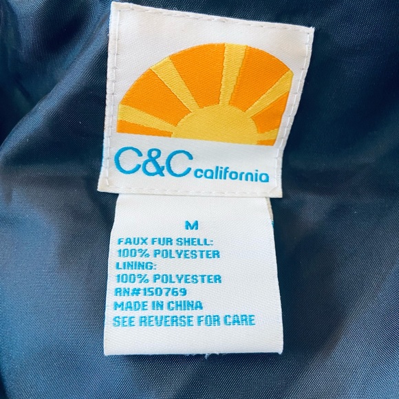 C & C California Soft Black Coat - Picture 5 of 6